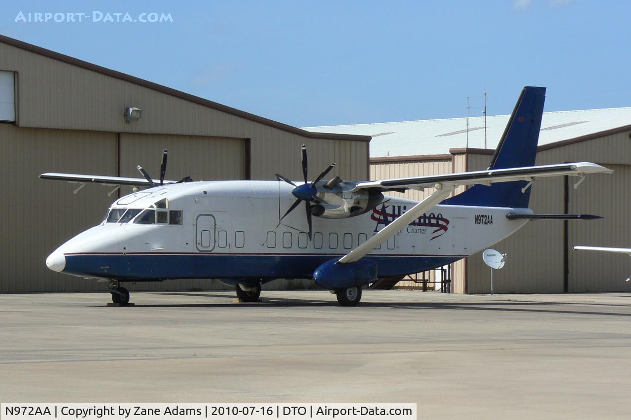N972AA, 1989 Short SD3-60-300 C/N SH.3754, At Denton Municipal