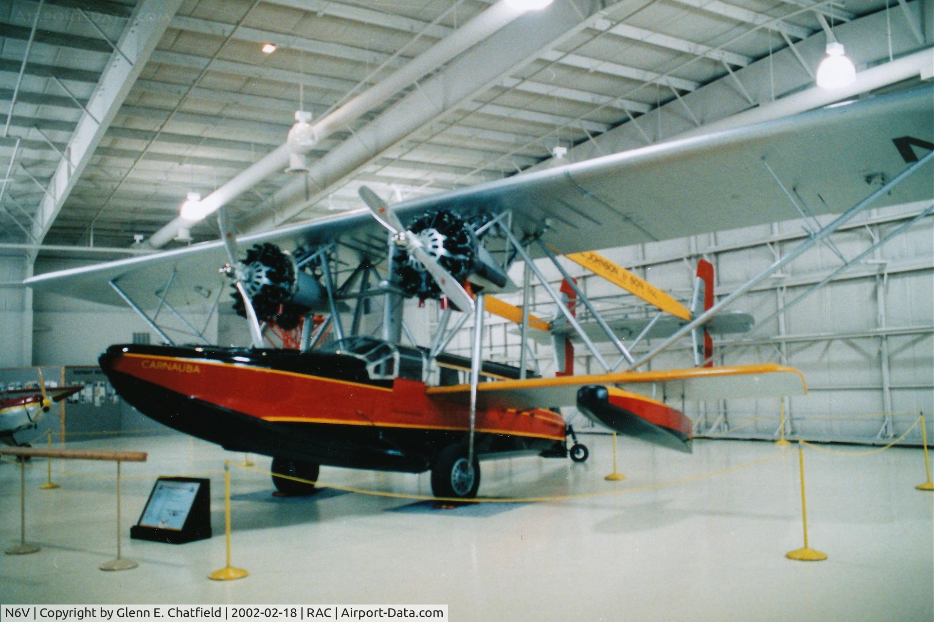 N6V, 1998 Born Again Restorations S-38B C/N B314-12, In the EAA local chapter hangar