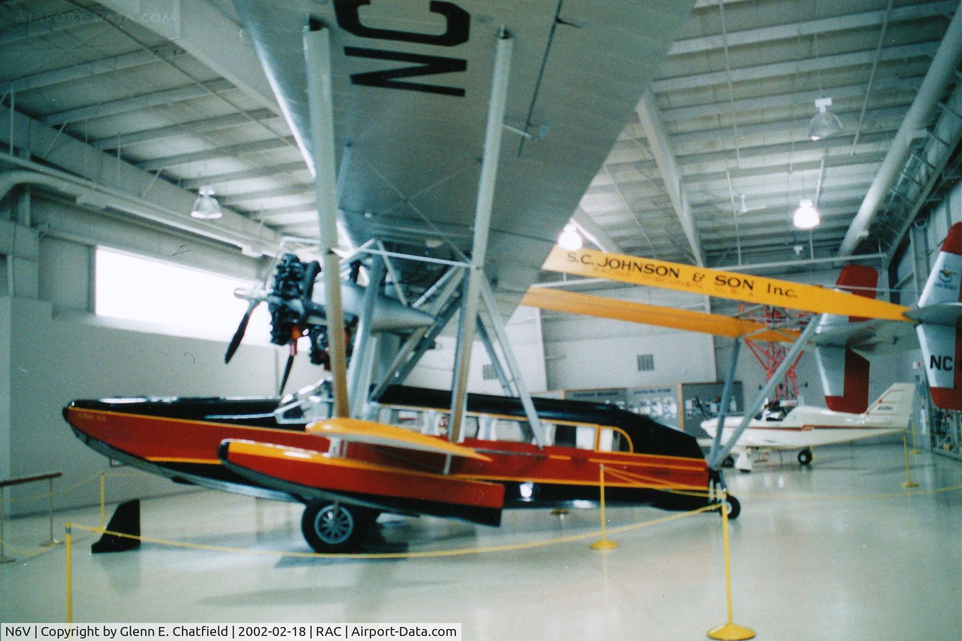 N6V, 1998 Born Again Restorations S-38B C/N B314-12, In the EAA local chapter hangar