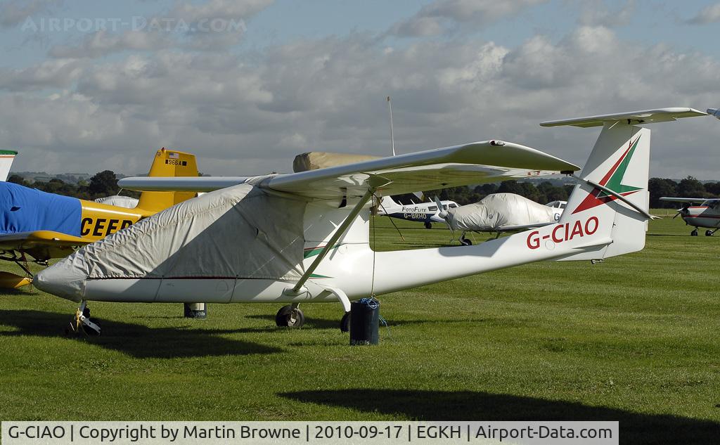 G-CIAO, 1998 Iniziative Industriali Italiane Sky Arrow 650T C/N PFA 298-13095, SHOT AT HEADCORN