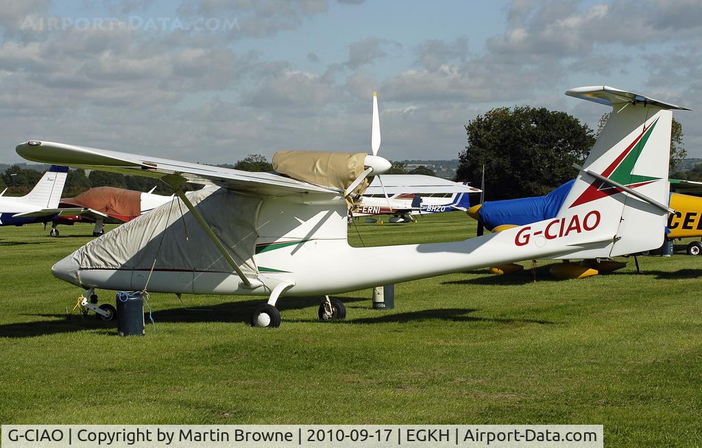 G-CIAO, 1998 Iniziative Industriali Italiane Sky Arrow 650T C/N PFA 298-13095, SHOT AT HEADCORN