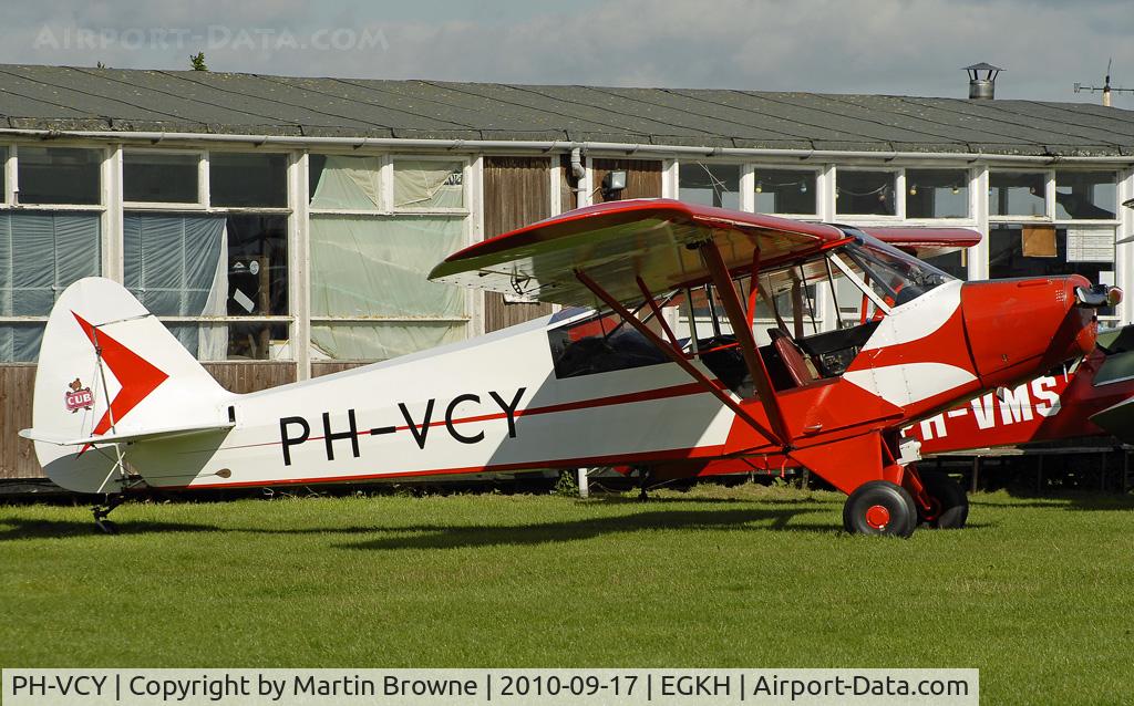 PH-VCY, 1954 Piper L-21B Super Cub (PA-18-135) C/N 18-3601, shot at headcorn