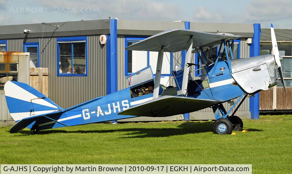 G-AJHS, 1941 De Havilland DH-82A Tiger Moth II C/N 82121, SHOT AT HEADCORN