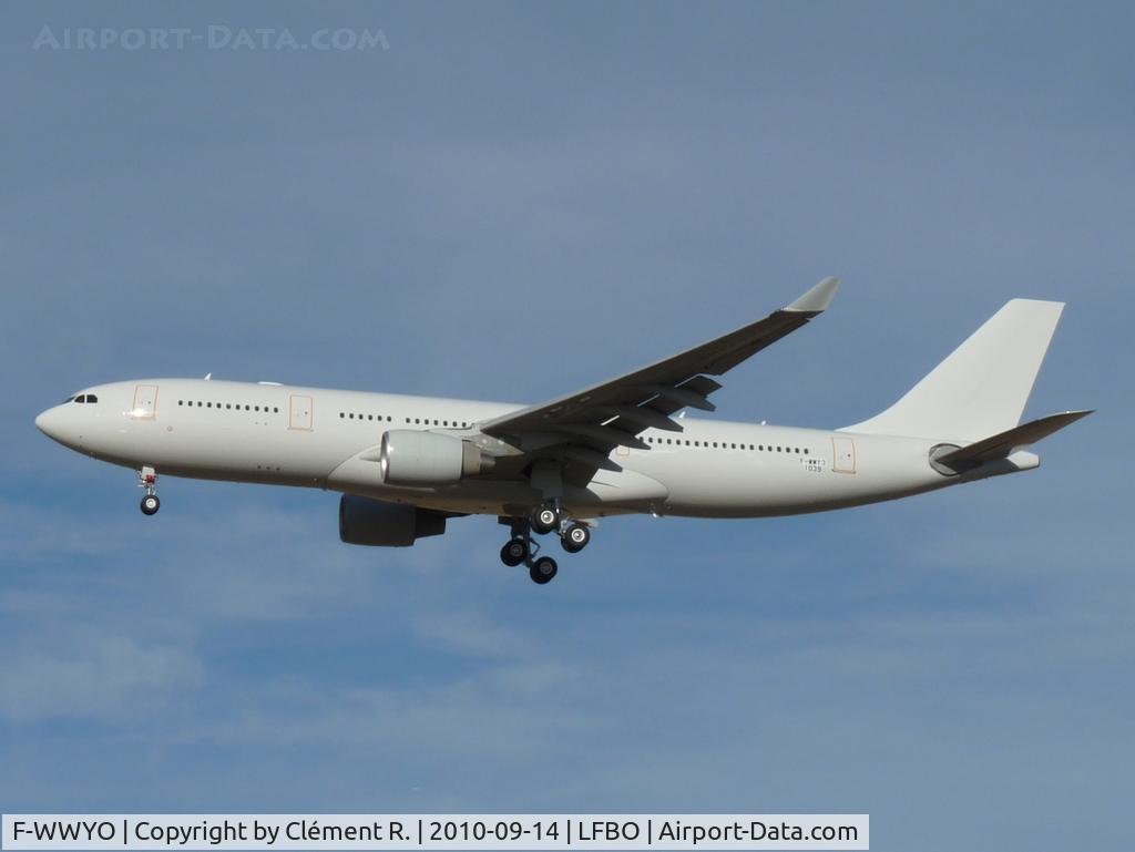 F-WWYO, 2010 Airbus A330-223 C/N 1039, F-WWYO MSN1039
