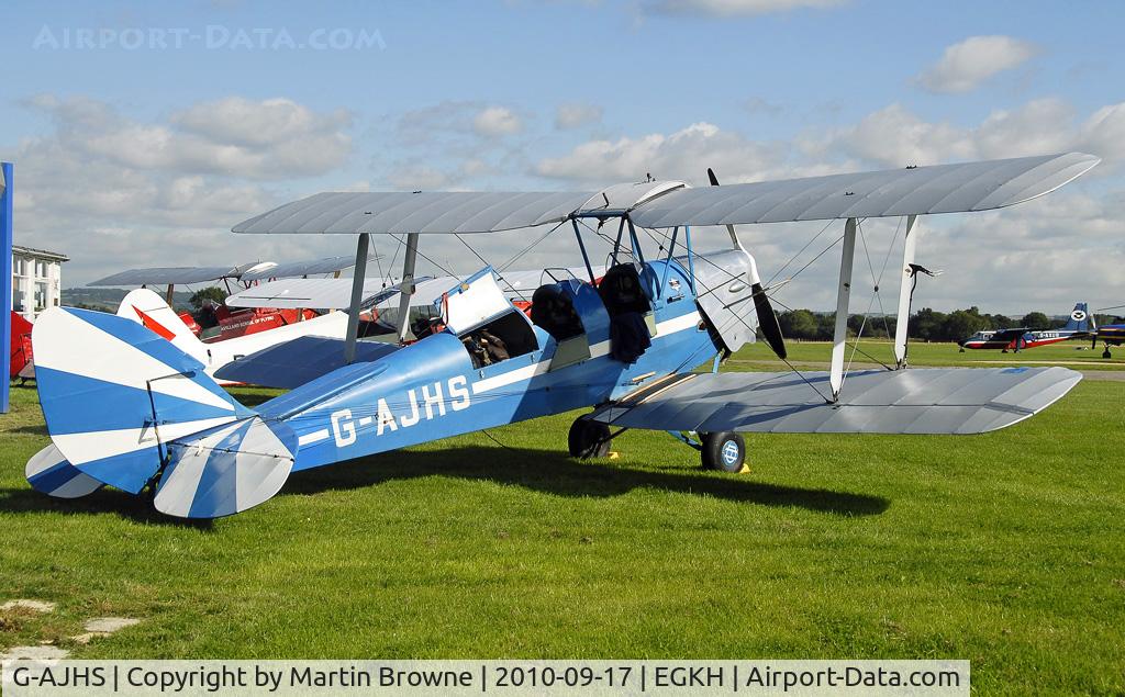 G-AJHS, 1941 De Havilland DH-82A Tiger Moth II C/N 82121, SHOT AT HEADCORN