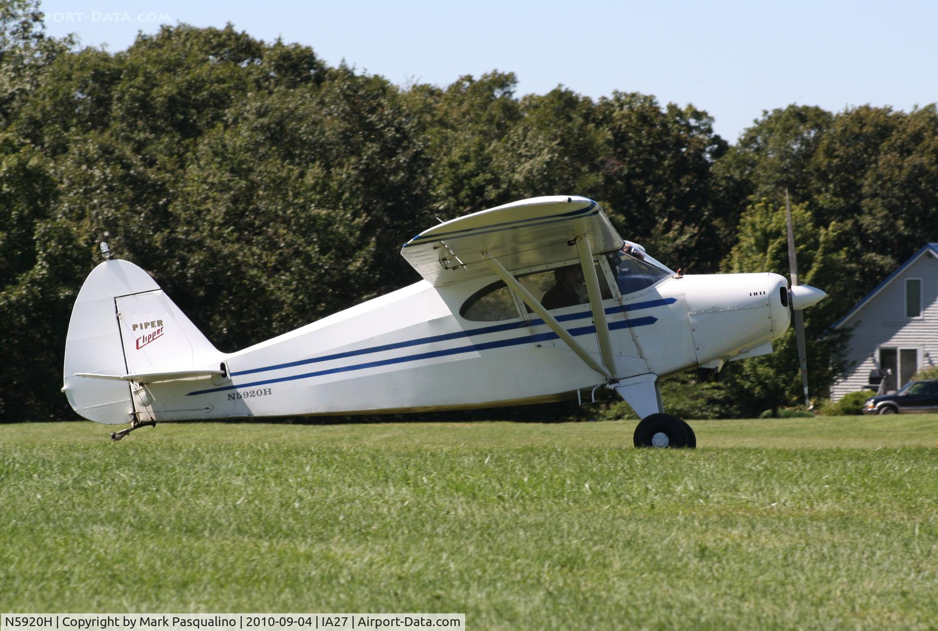 N5920H, 1949 Piper PA-16 Clipper C/N 16-532, Piper PA-16