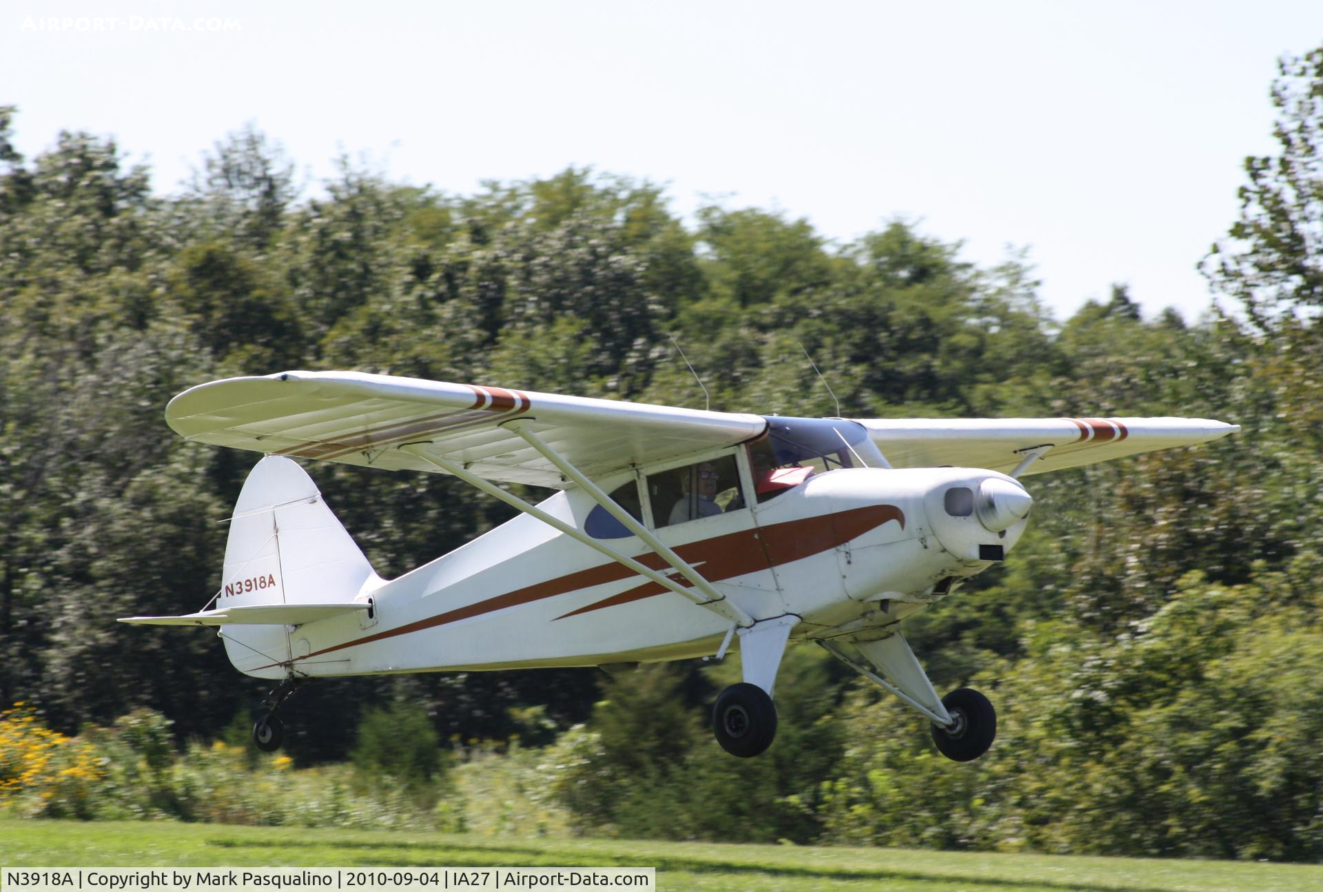 N3918A, 1950 Piper PA-20 Pacer C/N 20-142, Piper PA-20