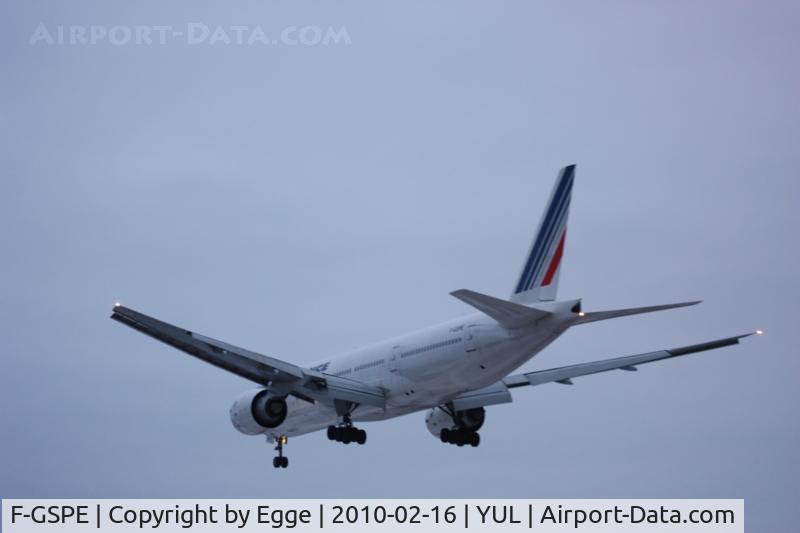 F-GSPE, 1999 Boeing 777-228/ER C/N 29006, Air France
