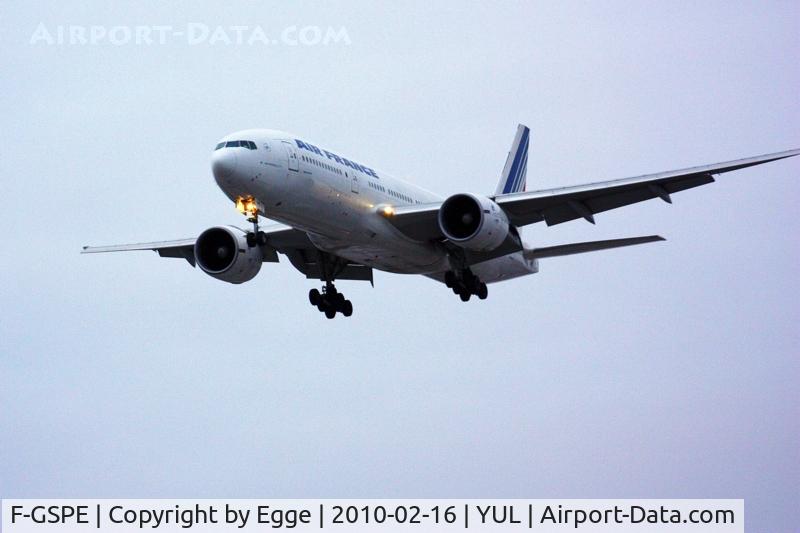 F-GSPE, 1999 Boeing 777-228/ER C/N 29006, Air France