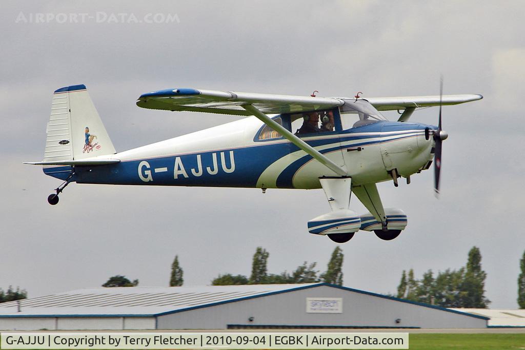 G-AJJU, 1946 Luscombe 8E Silvaire C/N 2295, 1946 Luscombe Airplane Corporation LUSCOMBE 8E, c/n: 2295 at 2010 LAA National Rally