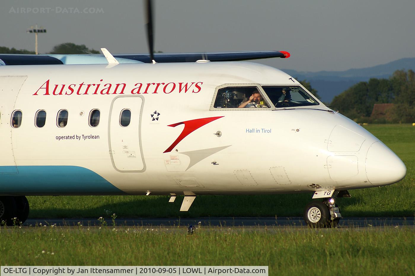 OE-LTG, 1997 De Havilland Canada DHC-8-314Q Dash 8 C/N 438, Friendly Pilot