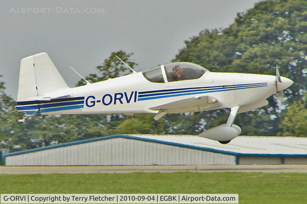 G-ORVI, 1996 Vans RV-6 C/N 20036, 1996 Porter Lewis B Jr RV6, c/n: 20036 at 2010 LAA National Rally