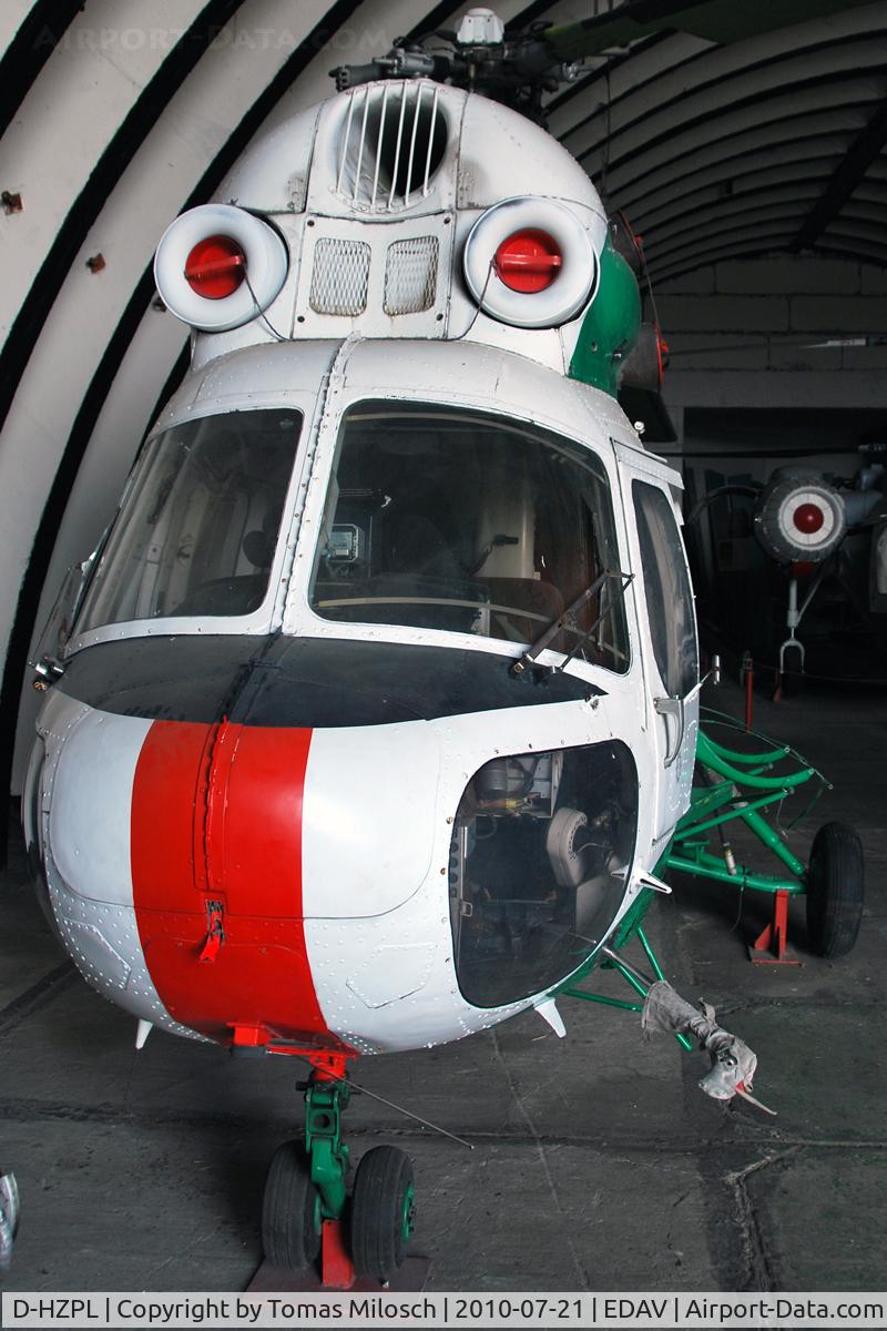 D-HZPL, Mil Mi-2 C/N 569342085, Air Museum Finowfurt, airport Finow (EDAV) near Berlin