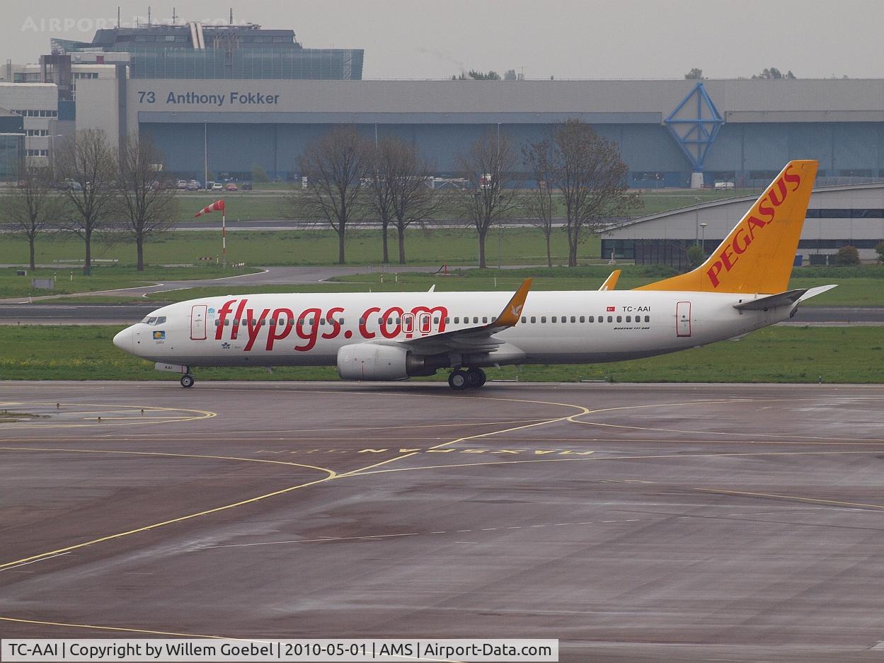 TC-AAI, 2008 Boeing 737-82R C/N 35699, Arrival on Amsterdam airport