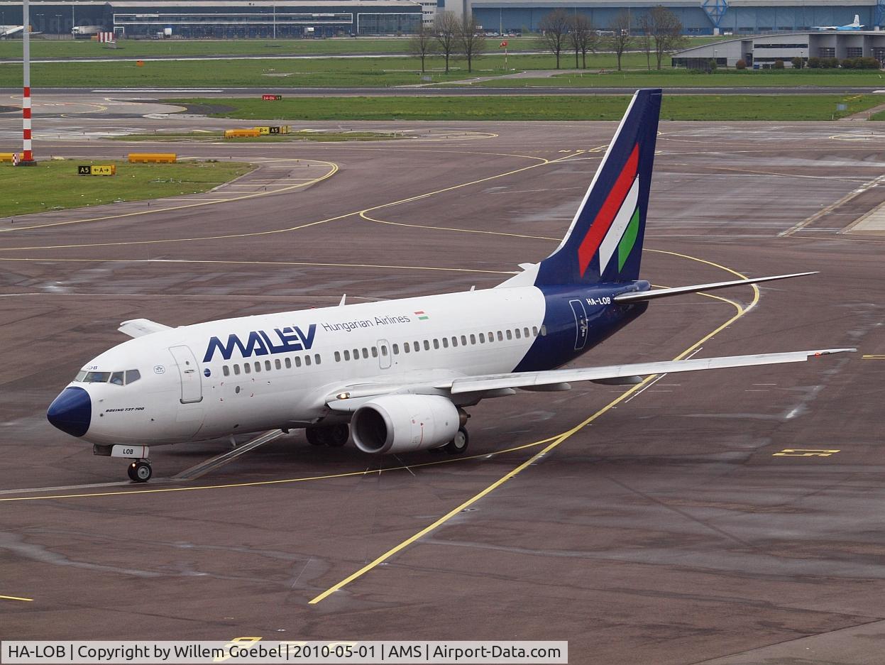 HA-LOB, 2003 Boeing 737-7Q8 C/N 29346, Arrival on Amsterdam airport