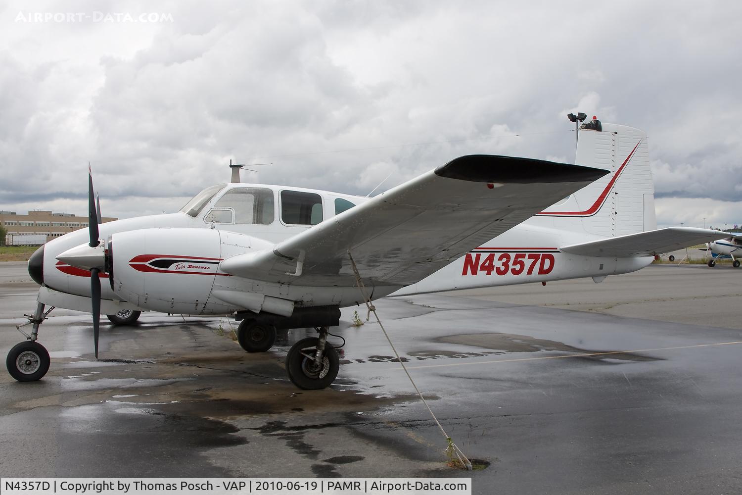 N4357D, 1956 Beech D50 Twin Bonanza C/N DH-122, Raeford Aviation