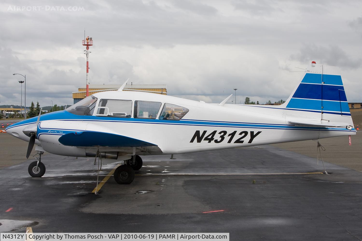 N4312Y, 1962 Piper PA-23-160 Apache C/N 23-2036, English Brent S