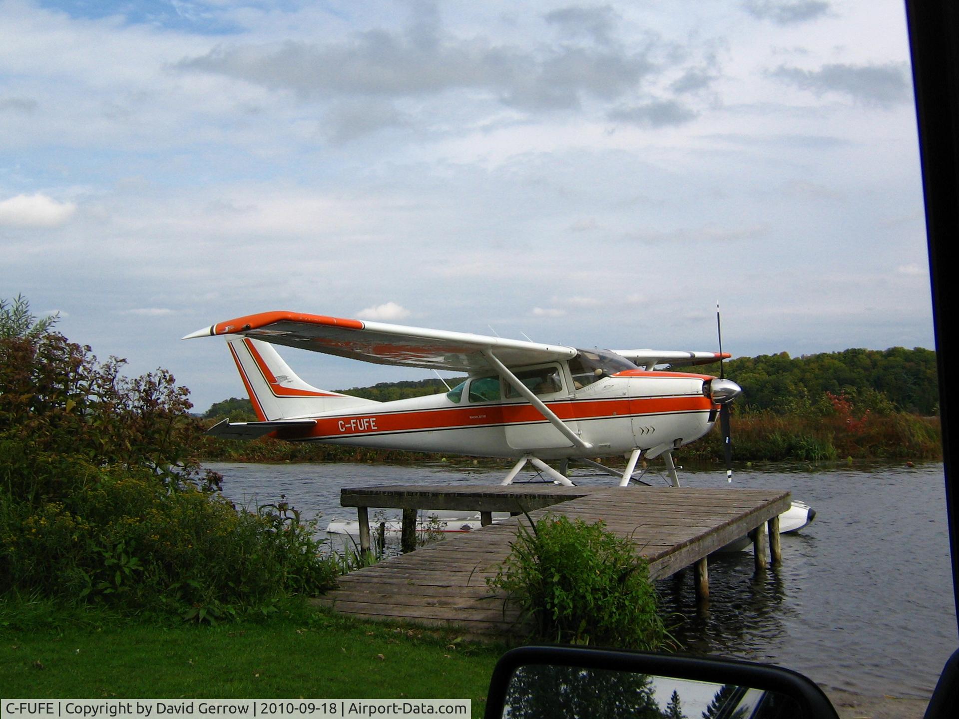 C-FUFE, 1963 Cessna 182F Skylane C/N 18254871, Picture of Cessna 182F on lake