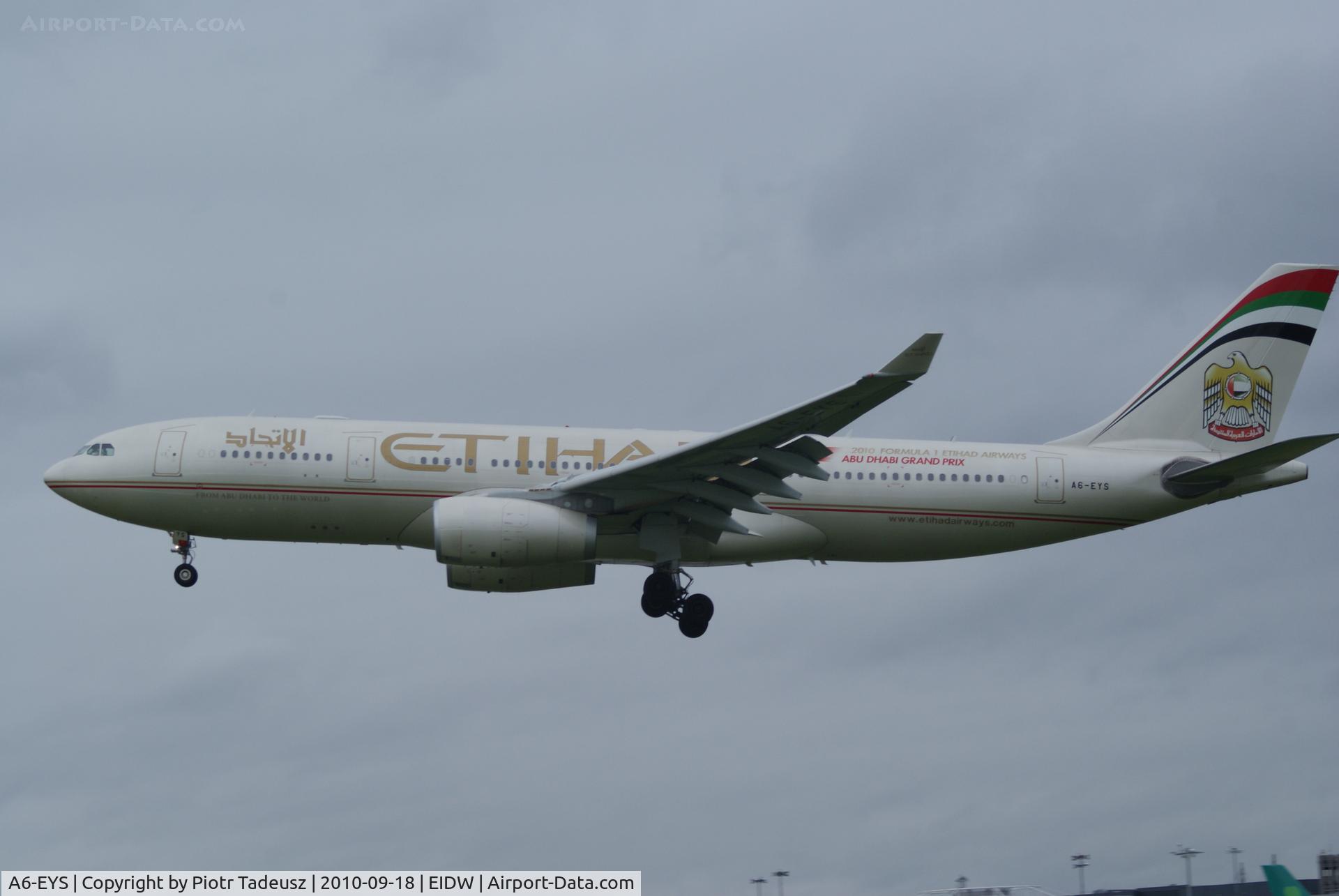 A6-EYS, 2009 Airbus A330-243 C/N 991, Dublin