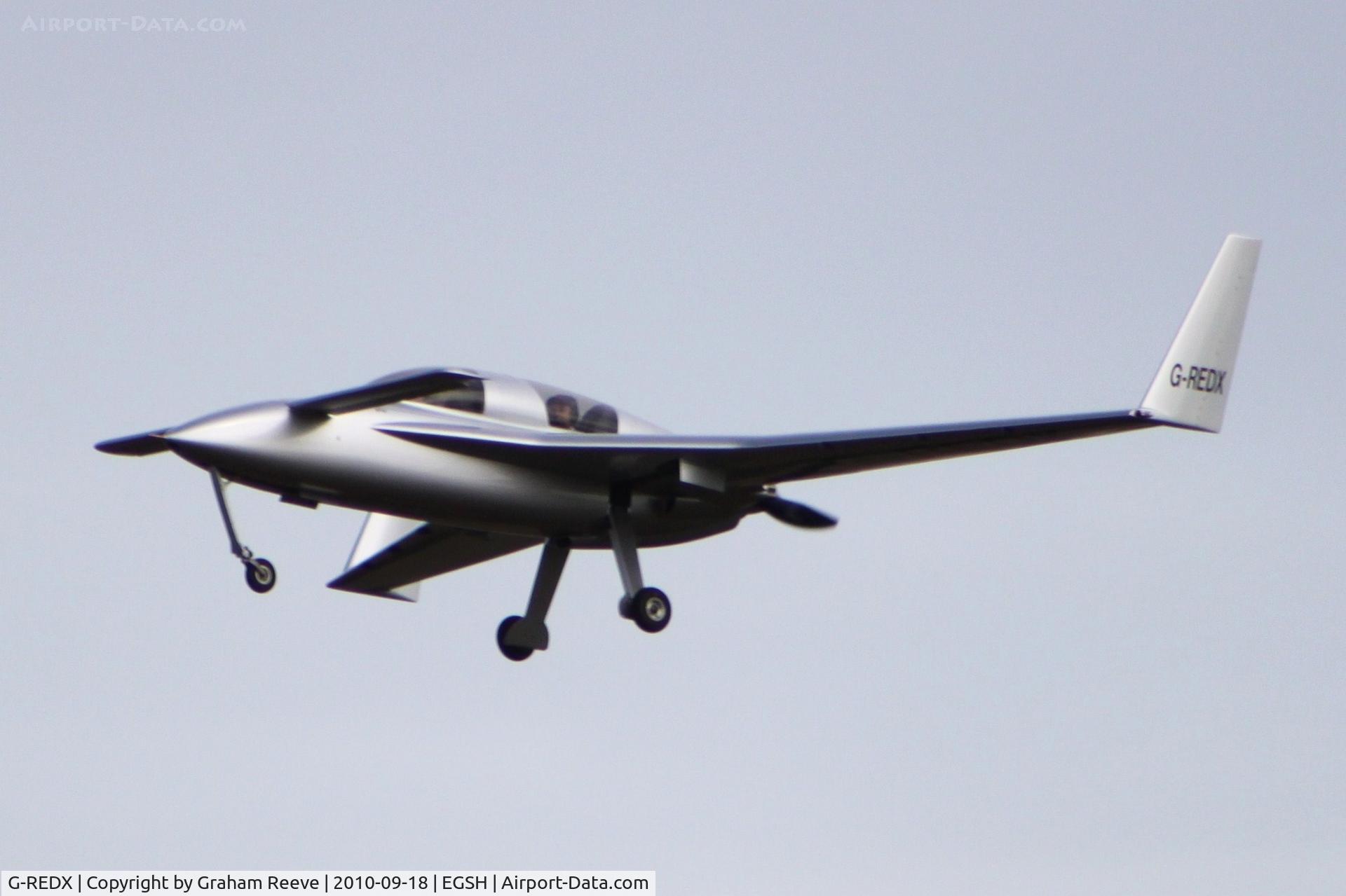 G-REDX, 1999 Berkut 360 C/N PFA 252-12481, Landing at Norwich.