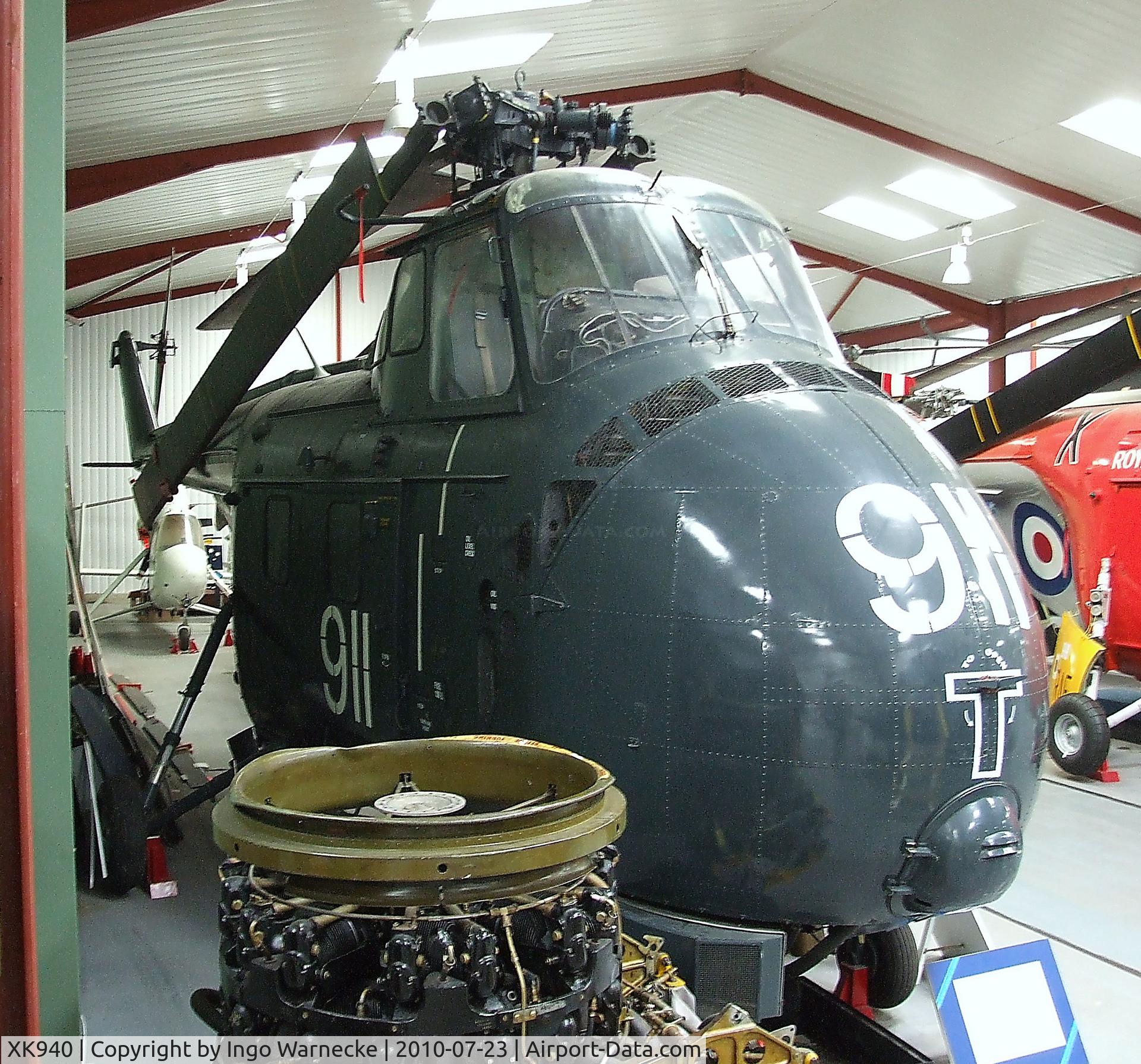 XK940, 1957 Westland Whirlwind HAS.7 C/N WA167, Westland WS-55 Whirlwind HAS7 at the Helicopter Museum, Weston-super-Mare