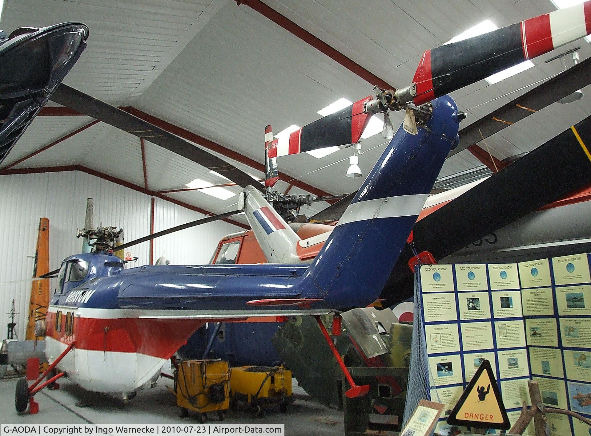 G-AODA, 1955 Westland S.55 Series 3 Whirlwind C/N WA113, Westland S-55 Whirlwind Srs.3 at the Helicopter Museum, Weston-super-Mare