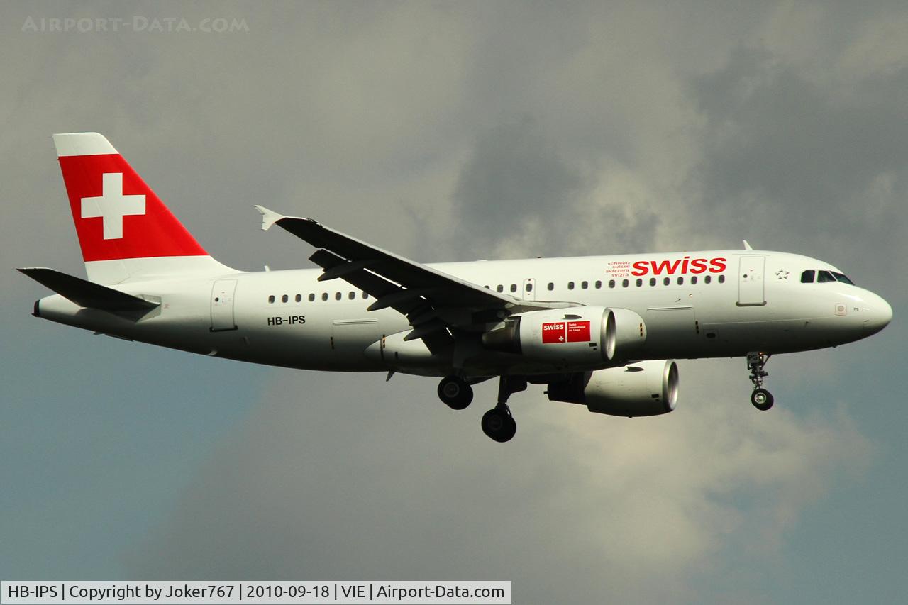 HB-IPS, 1997 Airbus A319-112 C/N 734, Swiss