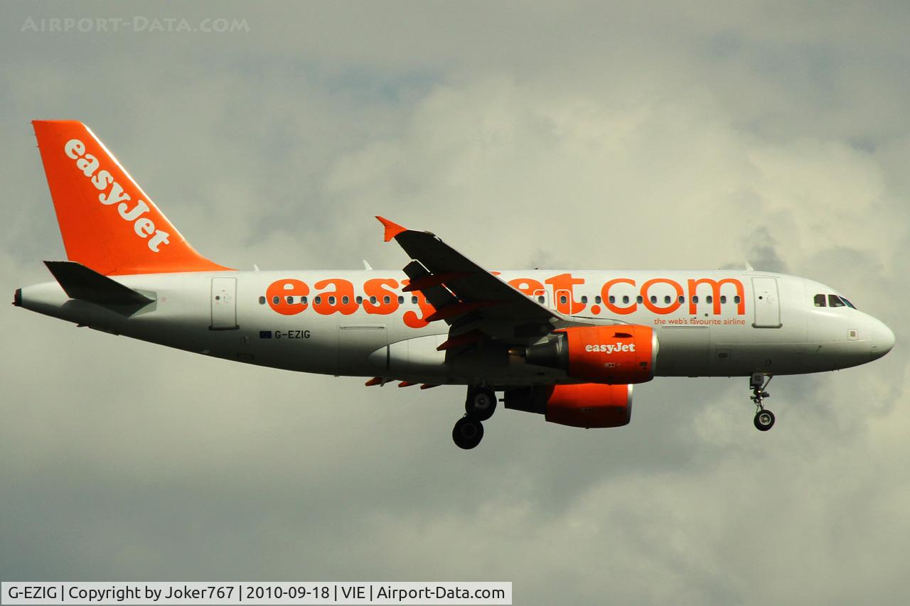G-EZIG, 2005 Airbus A319-111 C/N 2460, EasyJet