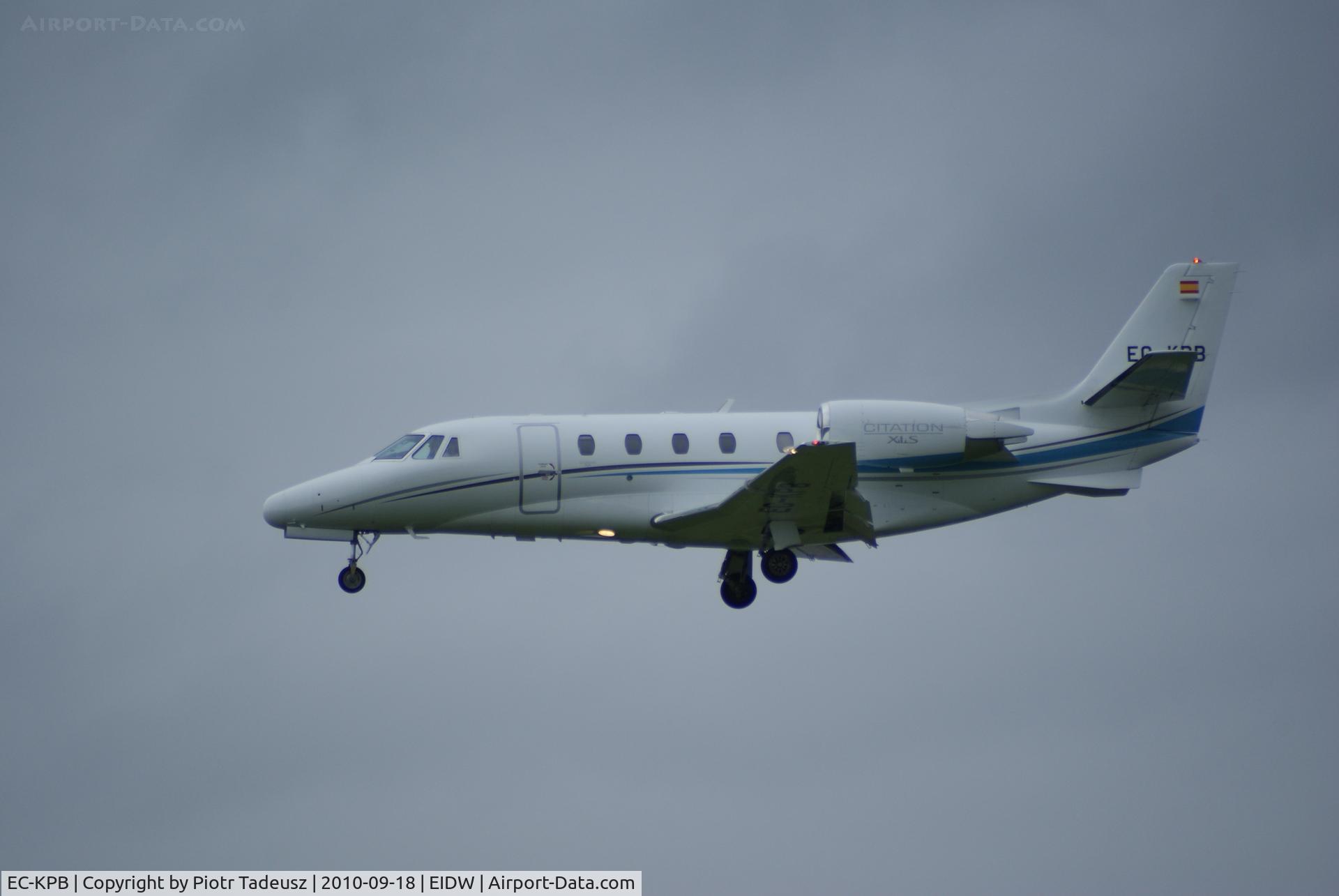EC-KPB, 2007 Cessna 560XLS Citation Excel C/N 560-5753, dublin