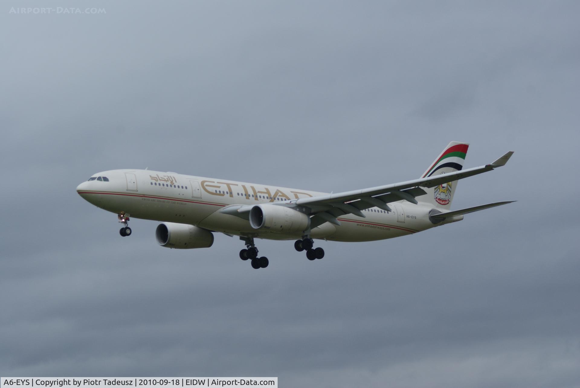 A6-EYS, 2009 Airbus A330-243 C/N 991, dublin