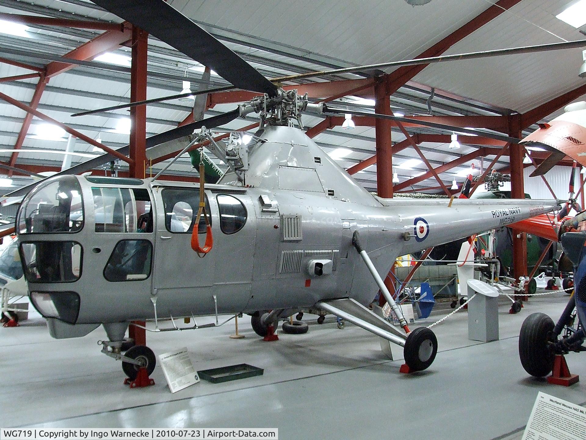 WG719, 1952 Westland Dragonfly HR.5 C/N WA/H/50, Westland WS-51 Dragonfly HR5 at the Helicopter Museum, Weston-super-Mare