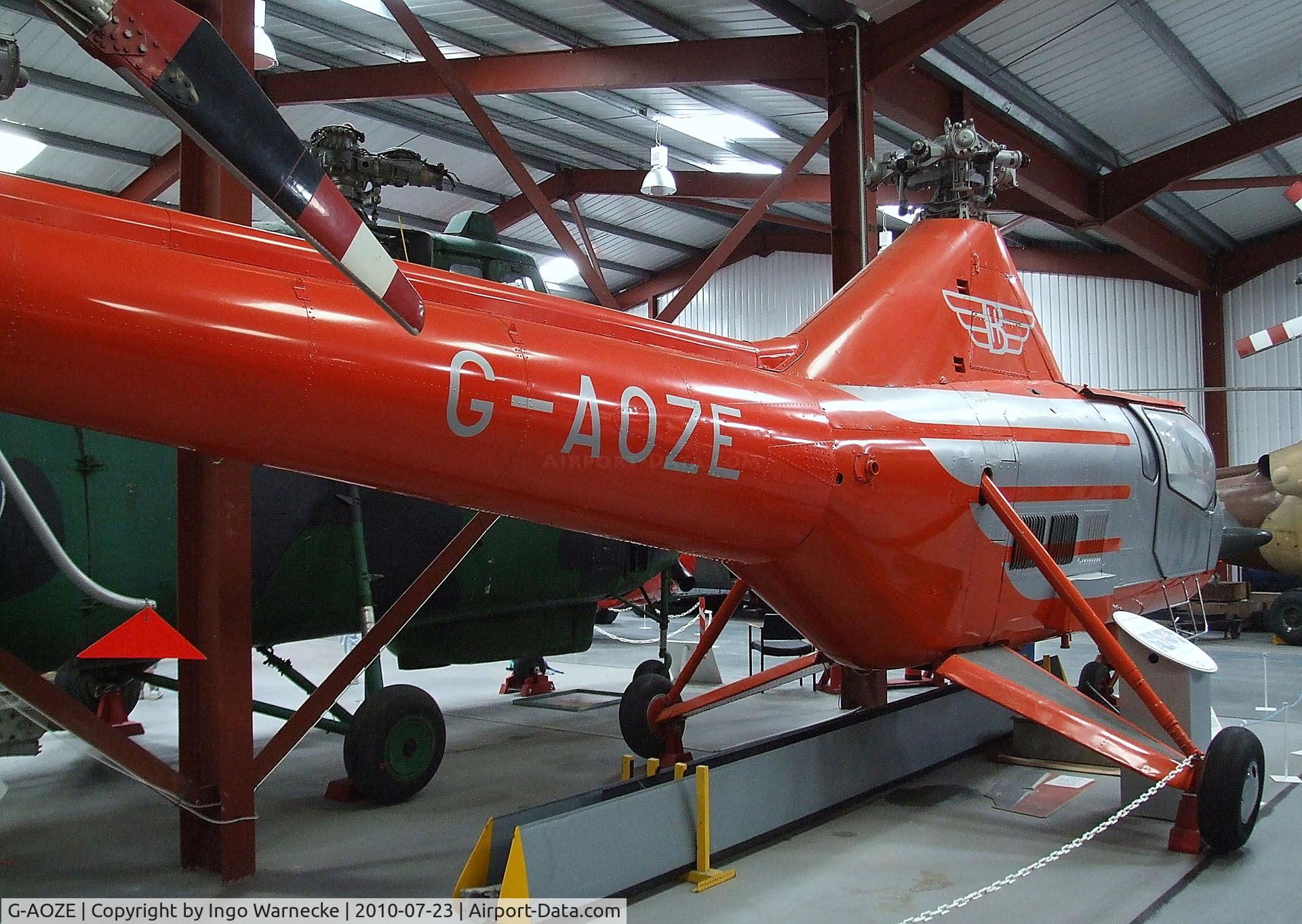G-AOZE, 1957 Westland S.51 Widgeon Series 2 C/N WA/H/141, Westland S-51 Srs.2 at the Helicopter Museum, Weston-super-Mare