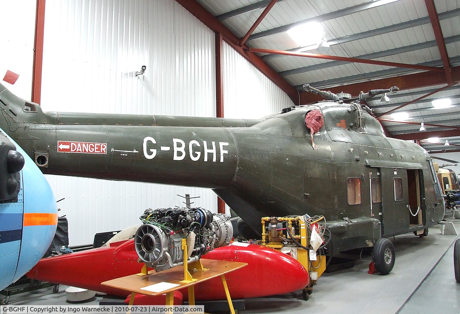 G-BGHF, 1977 Westland WG-30-100-60 C/N WA-001 P, Westland 30-100-60 at the Helicopter Museum, Weston-super-Mare