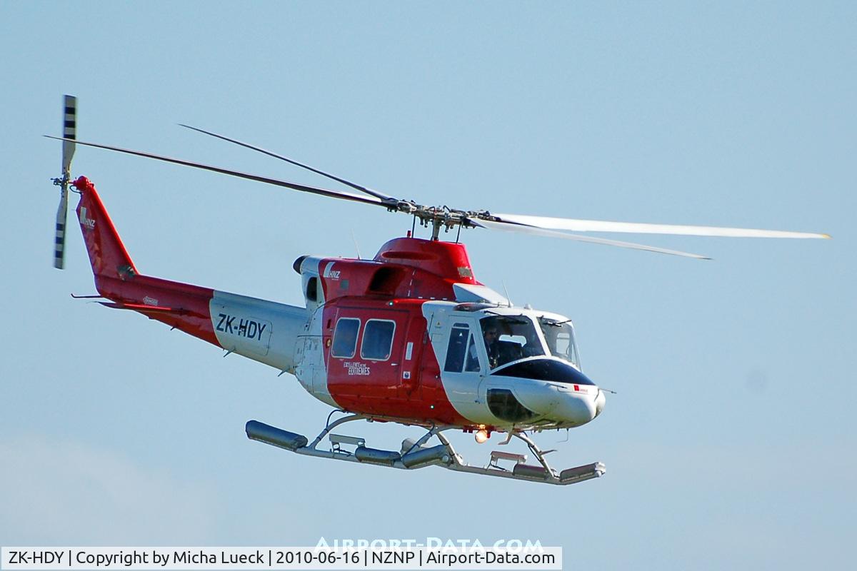 ZK-HDY, 1994 Bell 412EP C/N 36099, At New Plymouth