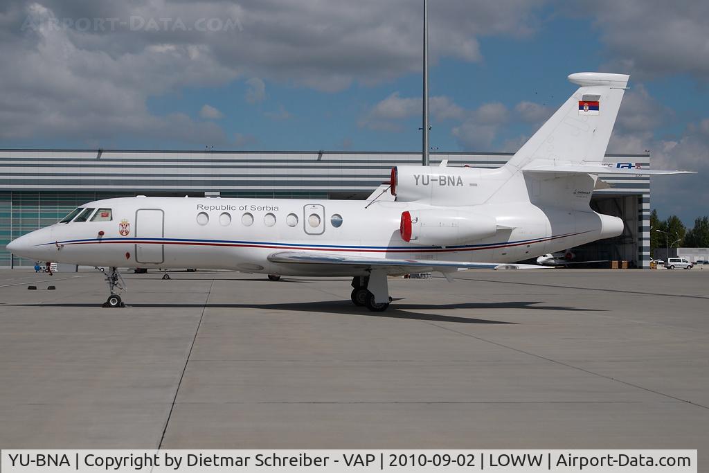 YU-BNA, 1981 Dassault Falcon 50 C/N 43, Serbia Falcon 50