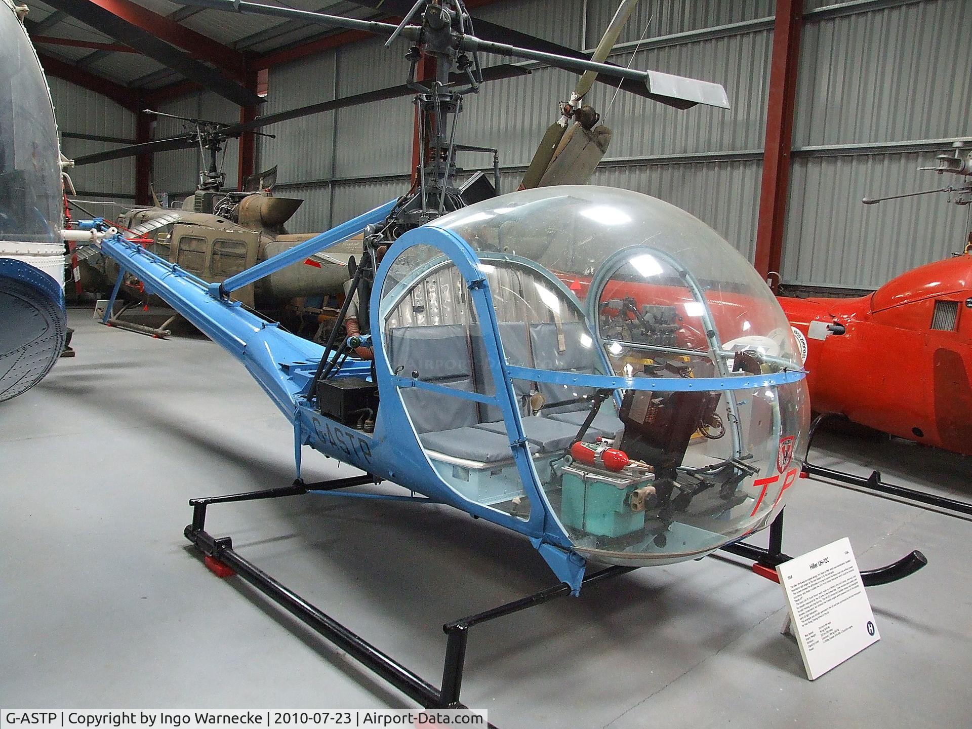 G-ASTP, 1961 Hiller UH-12C C/N 1045, Hiller UH-12C at the Helicopter Museum, Weston-super-Mare