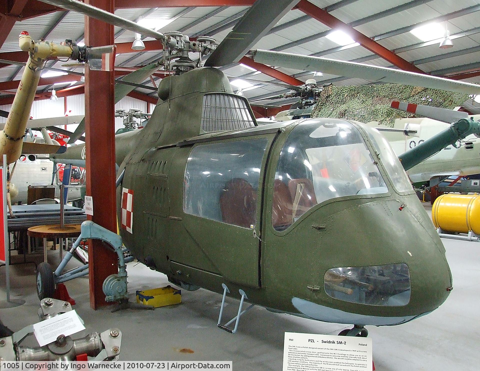 3006, 1961 PZL-Swidnik SM-2 C/N S2-03006, WSK Swidnik SM-2 at the Helicopter Museum, Weston-super-Mare