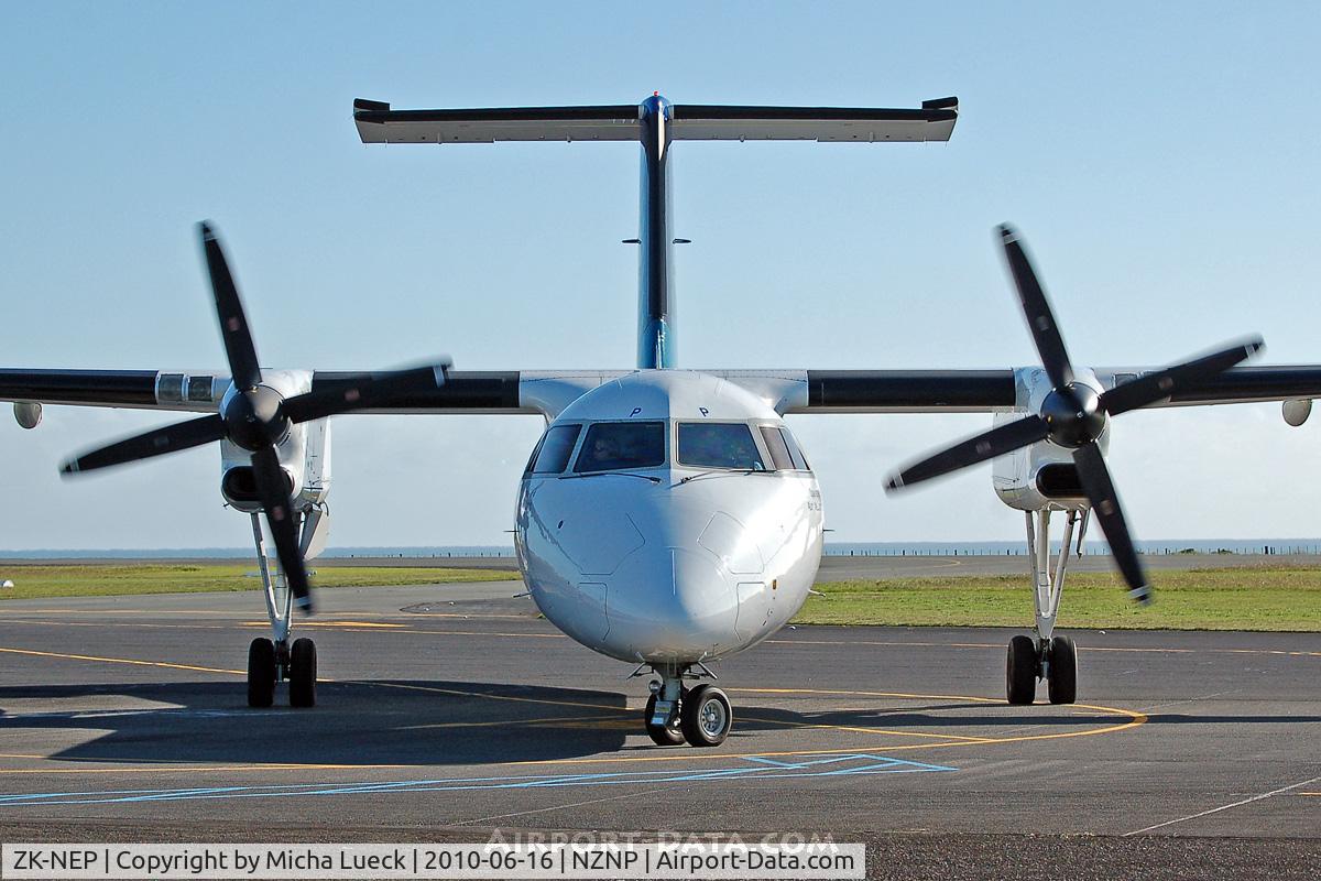 ZK-NEP, 2006 De Havilland Canada DHC-8-311Q Dash 8 C/N 634, At New Plymouth