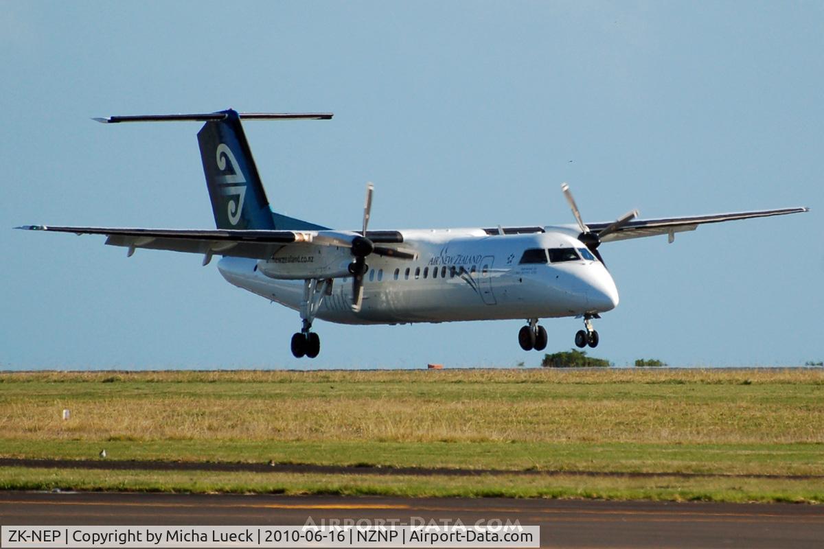 ZK-NEP, 2006 De Havilland Canada DHC-8-311Q Dash 8 C/N 634, At New Plymouth
