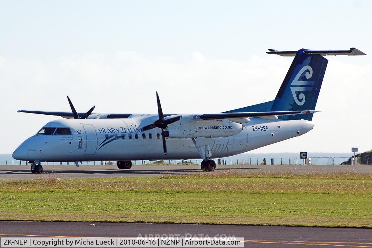 ZK-NEP, 2006 De Havilland Canada DHC-8-311Q Dash 8 C/N 634, At New Plymouth