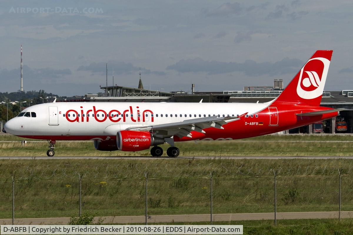 D-ABFB, 2009 Airbus A320-214 C/N 4128, taxying to the gate