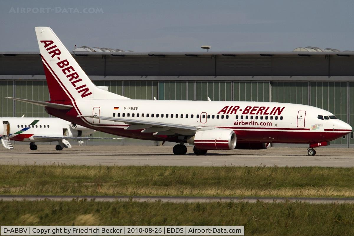 D-ABBV, 2001 Boeing 737-7Q8 C/N 30629, taxying to the active