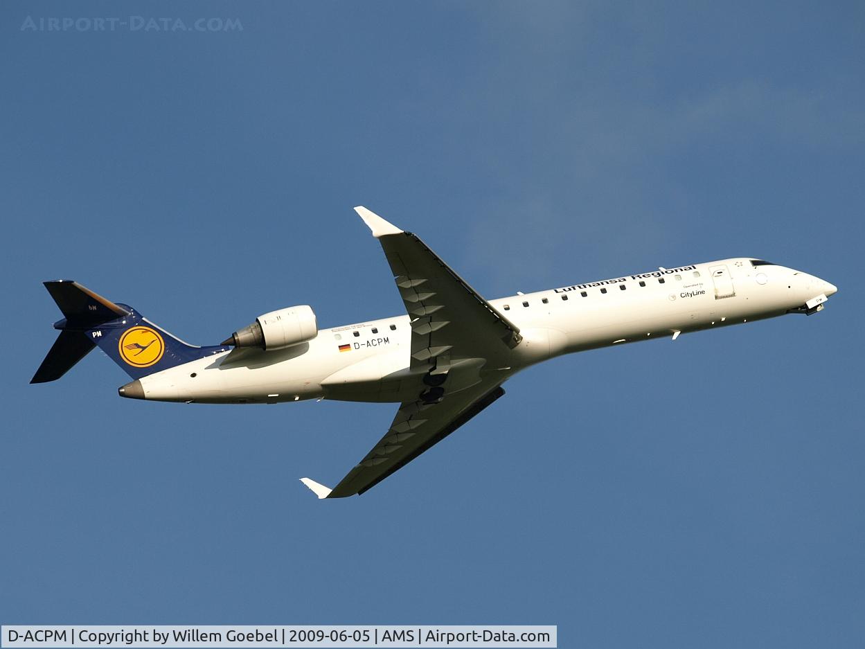 D-ACPM, 2003 Bombardier CRJ-701ER (CL-600-2C10) Regional Jet C/N 10080, Take off of the 