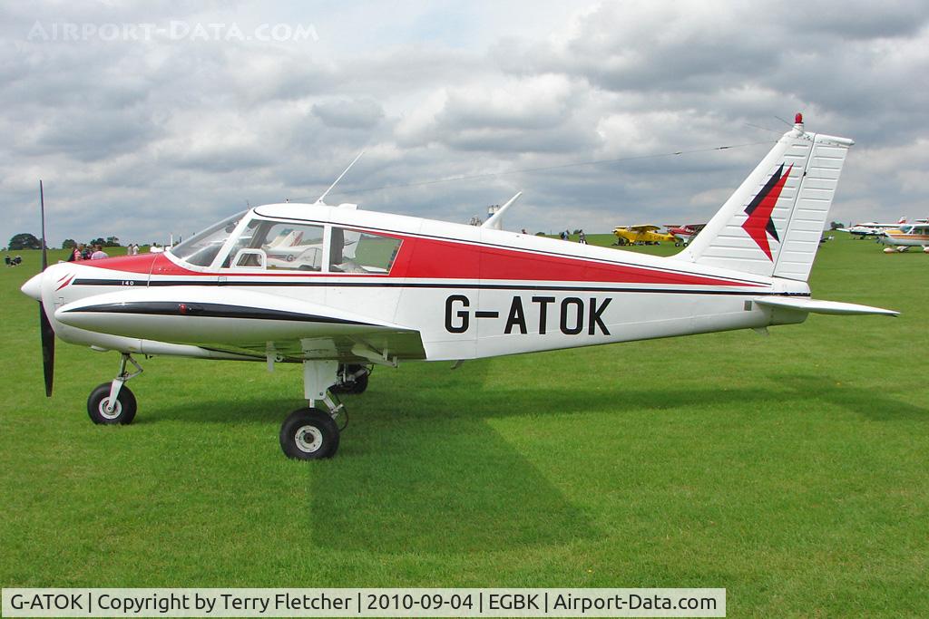 G-ATOK, 1966 Piper PA-28-140 Cherokee C/N 28-21612, 1966 Piper PIPER PA-28-140, c/n: 28-21612 at 2010 LAA National Rally