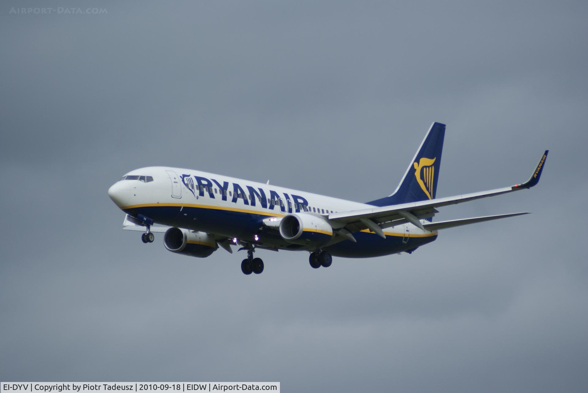 EI-DYV, 2008 Boeing 737-8AS C/N 37512, dublin