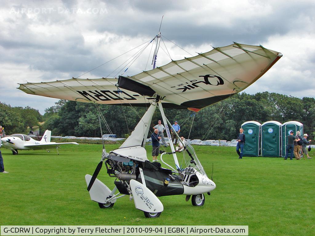 G-CDRW, 2005 P&M Aviation Pegasus Quik C/N 8141, 2005 P And M Aviation Ltd PEGASUS QUIK, c/n: 8141 at 2010 LAA National Rally