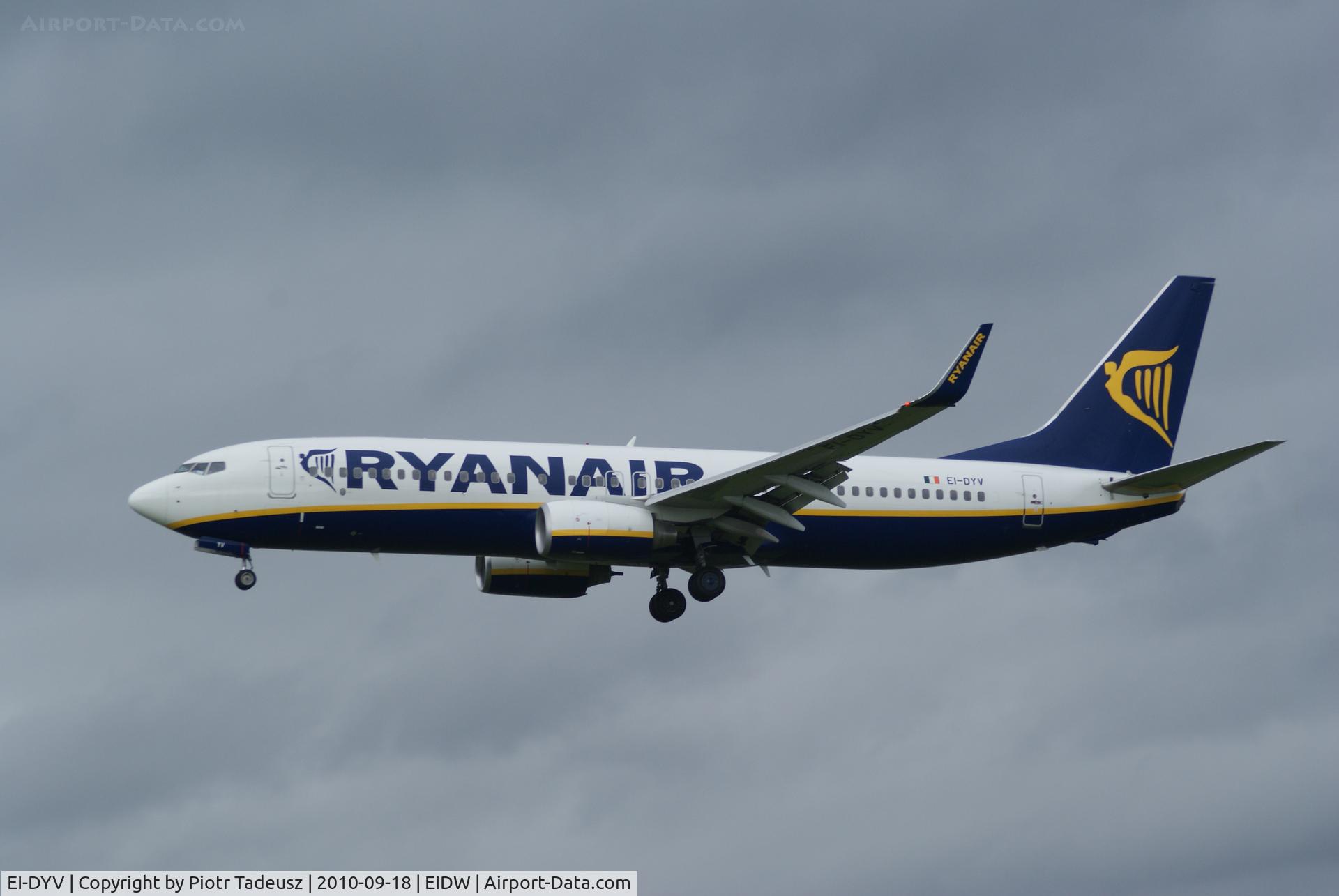 EI-DYV, 2008 Boeing 737-8AS C/N 37512, dublin