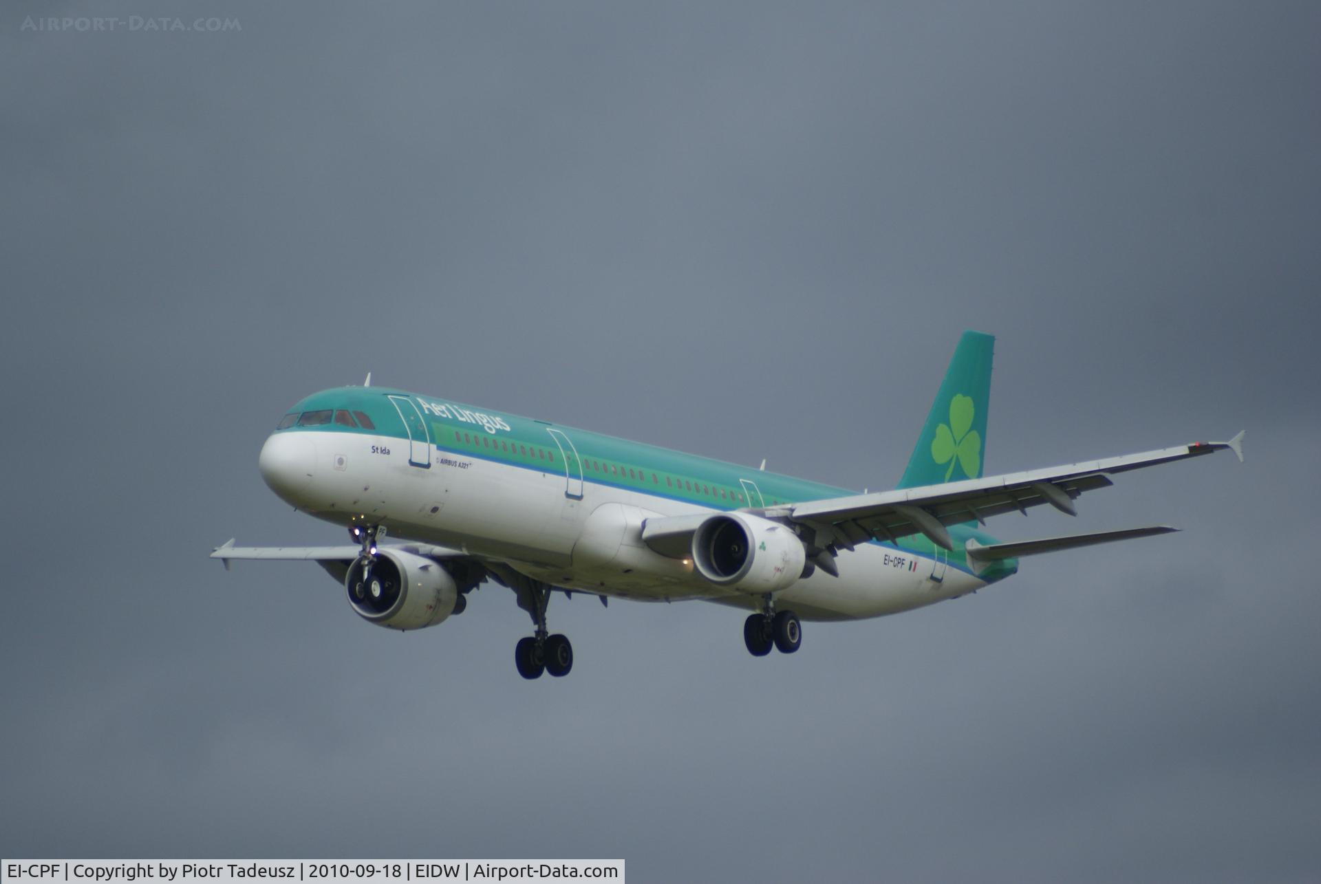 EI-CPF, 1999 Airbus A321-211 C/N 0991, dublin