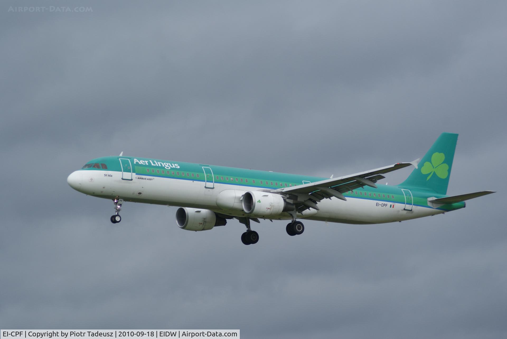 EI-CPF, 1999 Airbus A321-211 C/N 0991, dublin