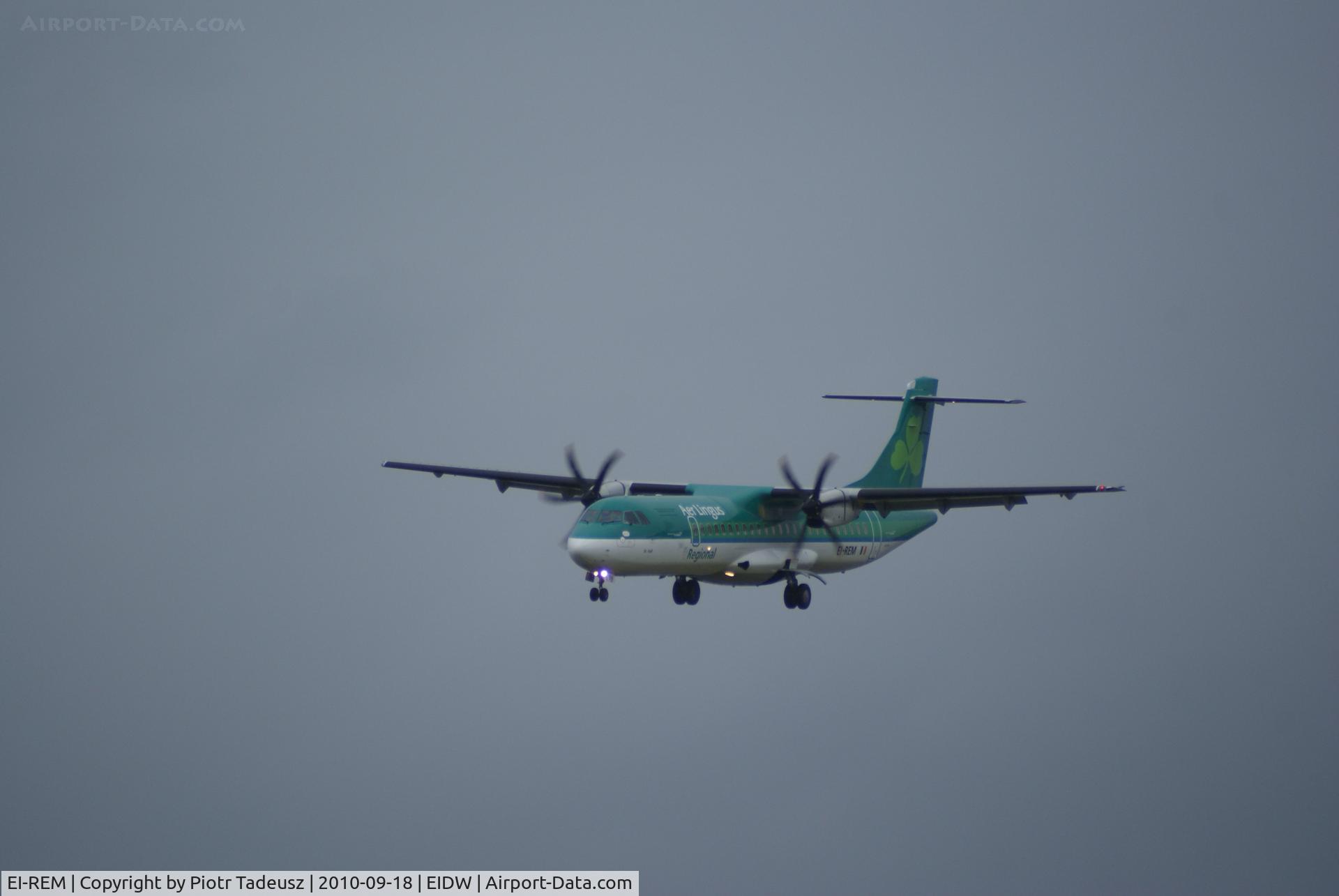 EI-REM, 2007 ATR 72-212A C/N 760, dublin